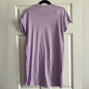 Lavender Mini Tshirt Dress